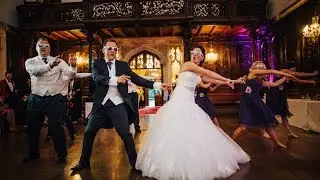 Dorset Wedding Photographer Andrew Christopher enjoys his own Wedding Dance to Mrs Ward