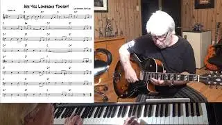 Are You Lonesome Tonight - Jazz guitar & piano cover ( Lou Handman & Roy Turk )