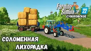 ФС22 КАРТА ЗАО СУВОРОВСКОЕ!!!! Вывозим Солому!!!