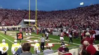 Razorback Touchdown against Mississippi St. 2011
