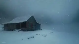 Heavy Snow Storm Sleep Sounds┇Icy Howling Wind & Loud Blowing Snow┇Nature Sounds to Sleep & Relax