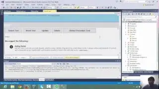 Basic database operations with c# select insert transaction stored procedure