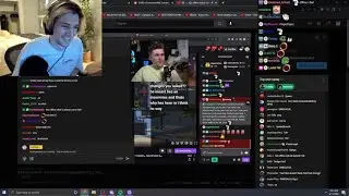 xQc Reacts to His Offline Chat Being Faster Than Ludwig's Chat