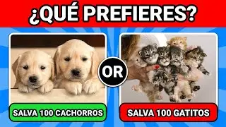 ¿QUÉ PREFIERES? - EDICIÓN ANIMALES 🐶🐱