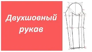 How to construct a two-seam sleeve?! We're constructing it for the basic shoulder piece. Jacket s...