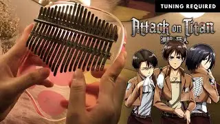 Shinzou Wo Sasageyo (Kalimba Tabs & Lyrics) | Attack on Titan Season 2 - Linked Horizon