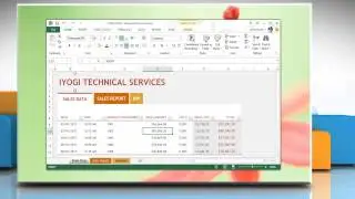 Change Font or Font size in a Microsoft® Excel 2013 worksheet