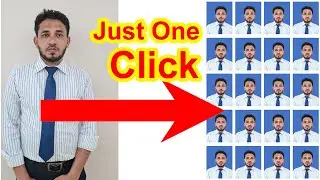 Make Passport Size Photo in MS Word || 2023