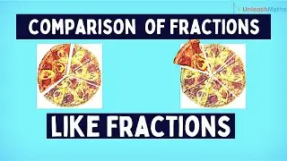 Comparison of fractions | Like Fractions