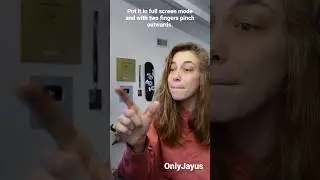 Pinch to zoom in and out of a video ft. OnlyJayus 🤏 🔍