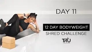 12 Day Bodyweight Shred Workout Challenge - Day 11 Upper Body Resistance Training | Massy Arias