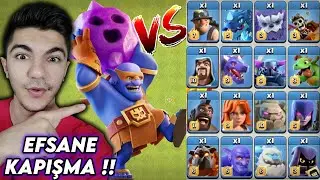 SÜPER ATICI vs TÜM BİRLİKLER !! Efsane Kapışma ! - Clash Of Clans