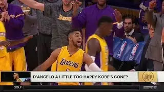 D'Angelo Russell A Little Too Happy Kobe Bryant's Gone?