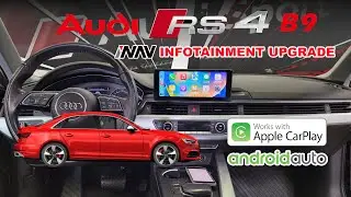Audi A4 Infotainment Upgrade: 10.25-Inch Android 12 Screen With Apple CarPlay & More | 4x4Shop.ca