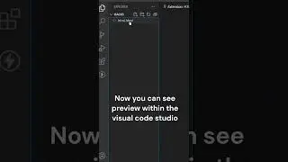 visual studio code browser preview extension #shorts #vscode #html