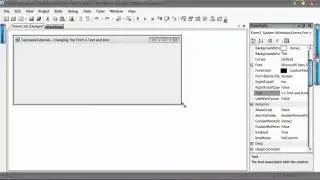 Visual Basic 2008 Express Edition (Beginners Tutorial) - How To Change a Form's Text and Icon (HD)