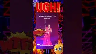 Busta Rhymes SHOCKING Red Dress in Public