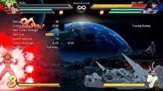 DRAGON BALL FighterZ Kefla raw lvl 1 to LVL 3