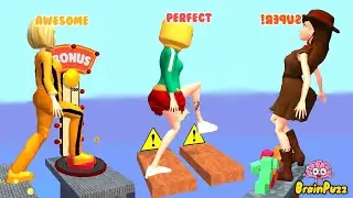 Tippy Toe Gameplay Satisfying Mobile Game 🦵 ASMR Relaxing Mobile Games iOS Android NEW BIG UPDATE