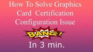 How to Solve Certified Graphics Cards Issue or problem | #3DEXPERIENCE | Dassault Systèmes.