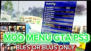 GTA MOD MENU PS3 BLUS AND BLES ONLY