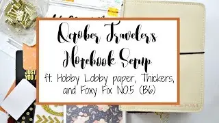 October Traveler's Notebook Setup