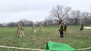 SCA, throwing axes at 1529: Siege of Vienna. Newest member of the bear Vikings