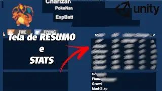 Tela de resumo, estilo de treinamento, e visual da alteração de STATS. FANGAME POKEMON!!