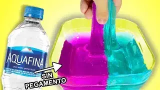 SLIME DE AGUA! 💦 SIN PEGAMENTO NO Borax WATER SLIME!