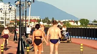 СОЧИ 08.06.2020 ПОЛНО ТУРИСТОВ Имеретинский пляж