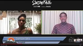 Snowfall's Damson Idris &  Angela Lewis