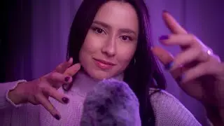 ASMR My favorite triggers for sleep 💖💤 Hand movements, hair brushing, hand sounds, plucking, comb, +