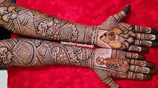 दुलहन मेहंदी full video/ detailed full bridal mehndi design/ wedding season special ब्राइडल mehendi