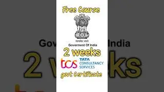 TCS Certification Courses | Free TCS Courses | Free TCS Certificate | TCS iON Free Courses |