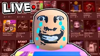 ROBLOX HORROR GAMES WITH CHAT!!! JOIN NOW!!!!