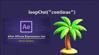How to apply loopOut continue loop expression in After Effects| loop cycle expression 
