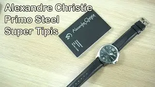 Review Unboxing Alexandre Christie Ac 1029, Jam formal bergaya Primo Steel