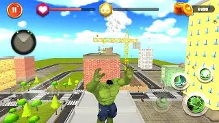 Super City Hero:Crime City Battle - Халк - Free mode - android gameplay