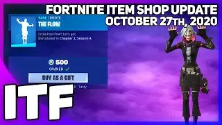 Fortnite Item Shop *NEW* THE FLOW EMOTE! [October 27th, 2020] (Fortnite Battle Royale)