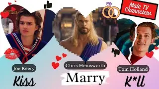 Iconic Tv Characters Kiss, Marry, Kill