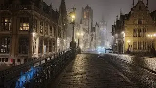 Saint Bavo's Cathedral Downtown Ghent Belgium