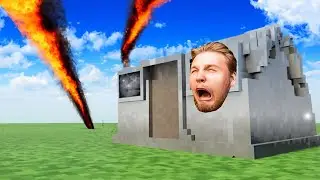 BUNKER bauen um FEUER TORNADO zu ÜBERLEBEN! (Teardown Mods)