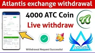 Atc Coin live withdraw on hotbit  🔥 Atlantis coin withdraw ☝️#atlantisexchange #moneyhub