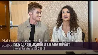 National Treasure Edge of History: Jake Austin Walker & Lisette Olivera Interview at SDCC