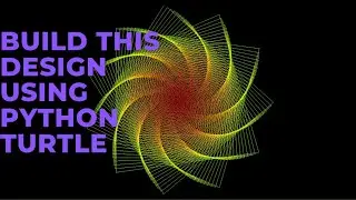 Build a beautiful design using python turtle #shorts