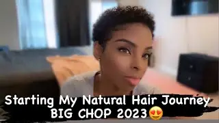 Big Chop 2023 | I CUT ALL MY HAIR OFF AGAIN | pics included❤️