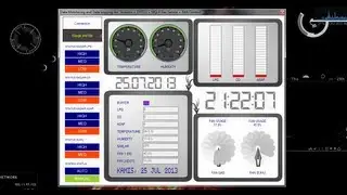 VB.Net + Arduino + DHT11 + MQ-9 + 12V Fan Control