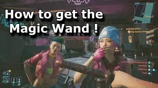 Cyberpunk 2077 -  How to get the secret BFC 9000 weapon, also called the magic wand