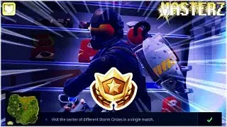 [Vasterz Plays: Fortnite] - "VISIT THE CENTER OF DIFFERENT STORM CIRCLES?!"