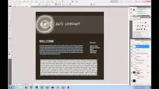 How to Design a website in photoshop tutorial